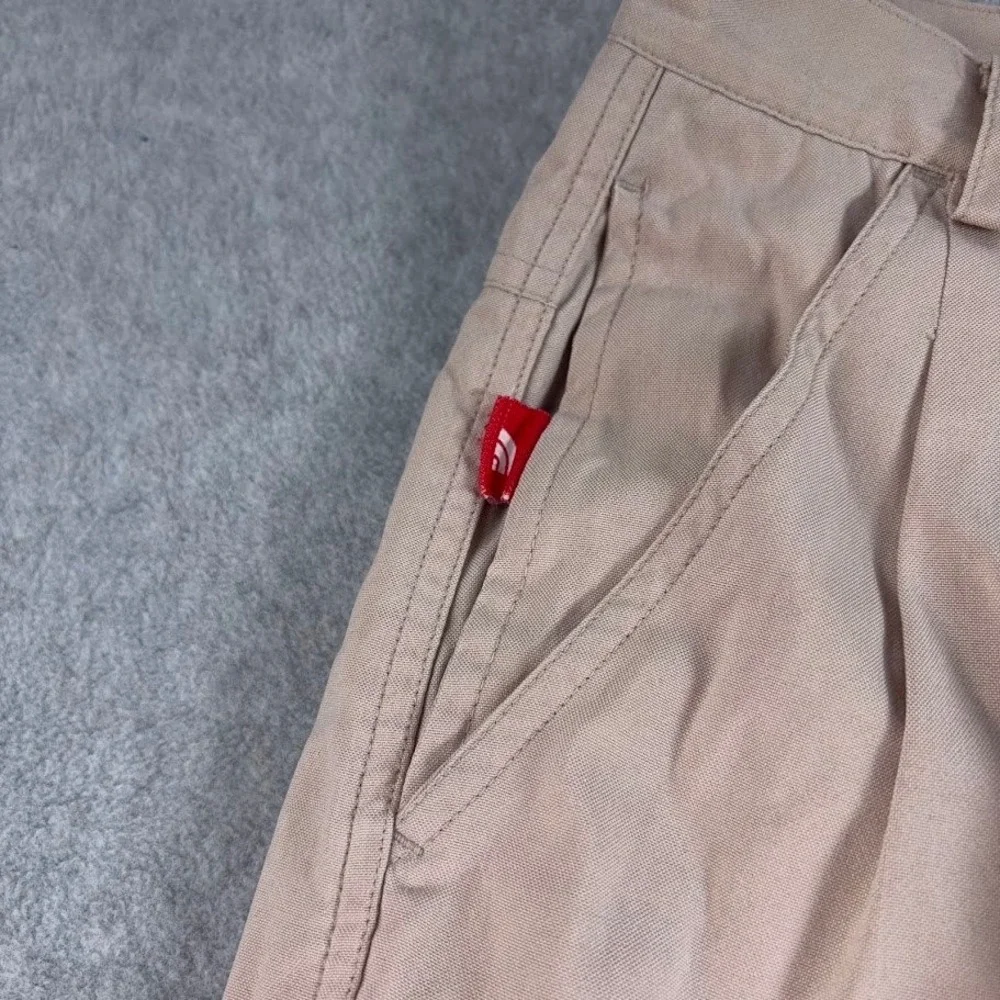 The North Face Hiking Pants Mens 34/33 Tan Solid Elastic Cuff Articulated Knee